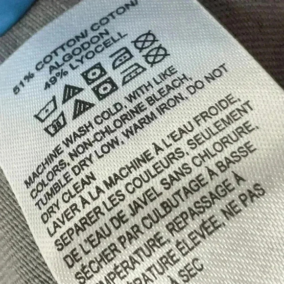 Lucky Brand Blue Grey Printed Camo Cropped Trench Coat Jacket Size Medium M - Picture 10 of 11